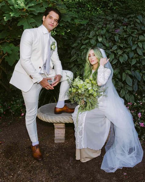 tyler posey couple|Teen Wolf Star Tyler Posey Marries Singer Phem in Starry。